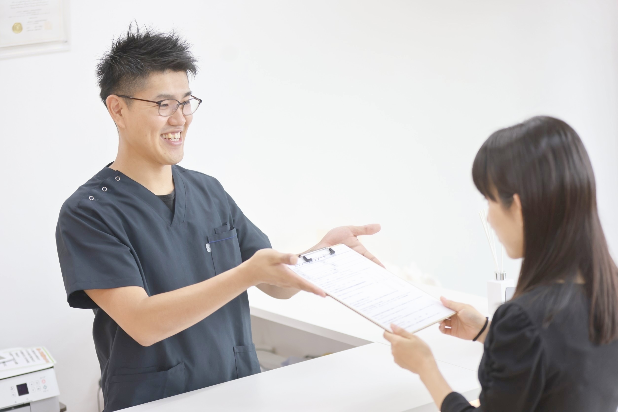 一宮市と岩倉市の間にあるいわくら肩甲骨骨盤接骨院の様子